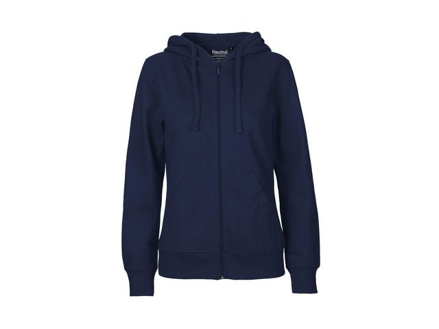 Hoodie zip NEUTRAL O83301 dam navy 2XL